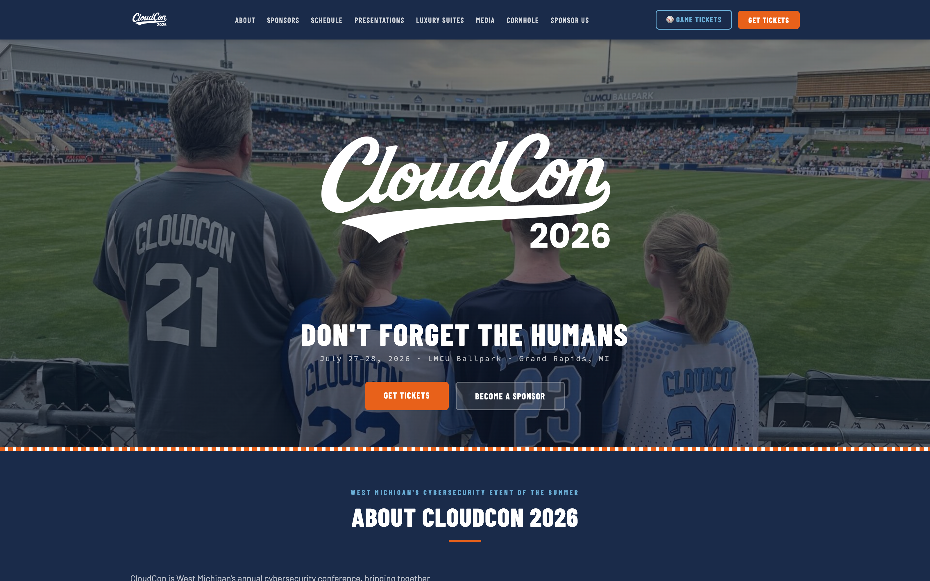 CloudCon conference management platform homepage